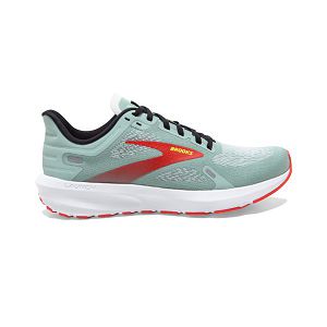 Brooks Launch 9 Womens Road Running Shoes Green/Black/Red | USA-EMU892156